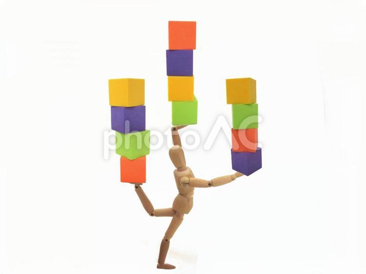 バランス感覚のイメージ2 バランス,バランス感覚,安定の写真素材