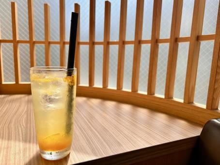 Cold tangerine soda, JPG
