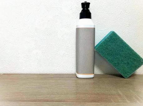 Dish sponge and dish soap bottle set, JPG Dish sponge and dish soap bottle set, JPG