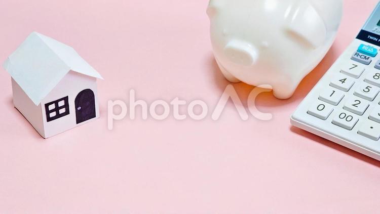 住宅ローンのイメージ 住宅ローン,返済,家計簿の写真素材