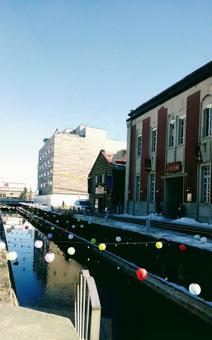 Photo, hokkaido, canal, the scenery, 