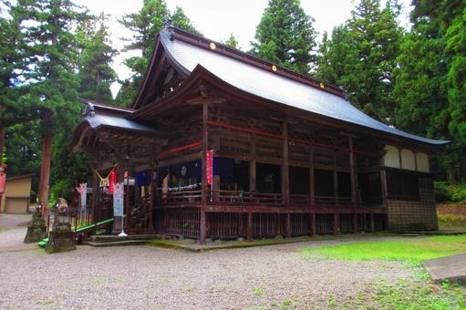 新潟県-関山神社-拝殿 新潟県-関山神社-拝殿の写真