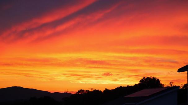 夕焼け 夕焼けの写真