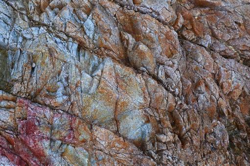 糸島市大口海岸ー露出した花崗閃緑岩08の写真