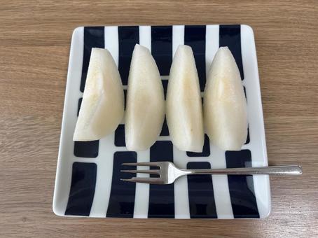 カットされた梨 カットされた梨 梨,秋,果物の写真素材