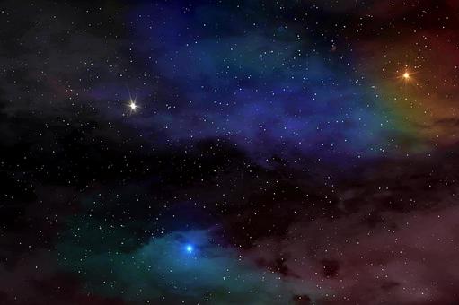 幻想的背景素材　散光星雲と深宇宙 深宇宙,散光星雲,心象風景の写真素材