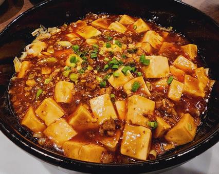 四川麻婆豆腐 麻婆豆腐,豆腐,四川の写真素材