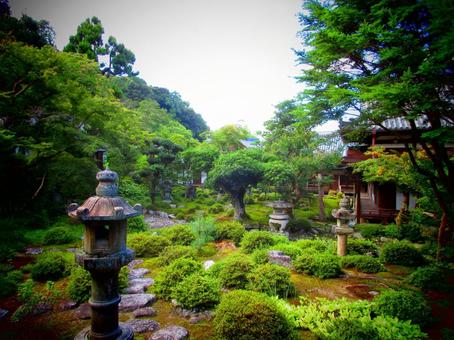大阪府-金剛寺-本坊-枯山水庭園 大阪府-金剛寺-本坊-枯山水庭園の写真