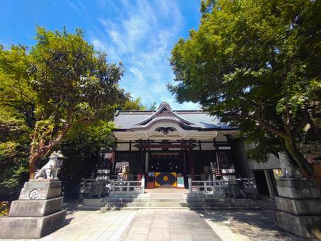 写真素材:東京都 鳥越神社の拝殿1 写真素材:東京都 鳥越神社の拝殿1の写真