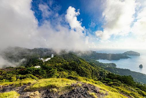 小笠原諸島・父島 傘山展望台から望む絶景 小笠原諸島・父島 傘山展望台から望む絶景 父島,小笠原諸島,傘山の写真素材