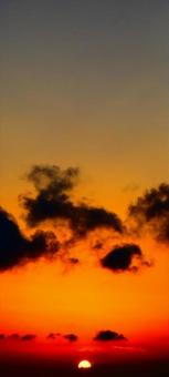 没する夕陽 没する夕陽 夕陽,太陽,日没の写真素材