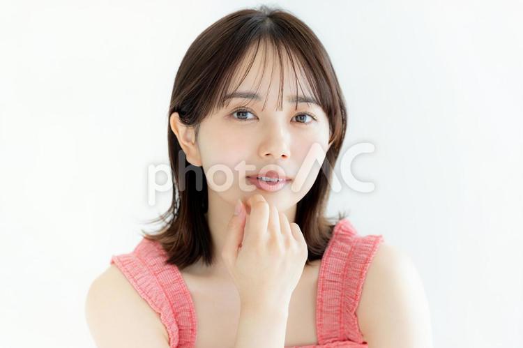 若い女性の美容イメージ 美容,ビューティー,女性の写真素材