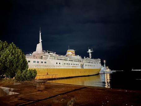 青函連絡船八甲田丸 青函連絡船,国鉄,メモリアルシップの写真素材
