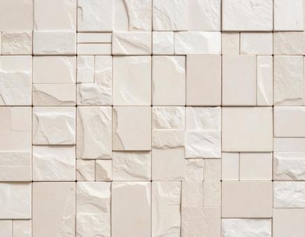 アイボリーのモザイクタイルのテクスチャの写真