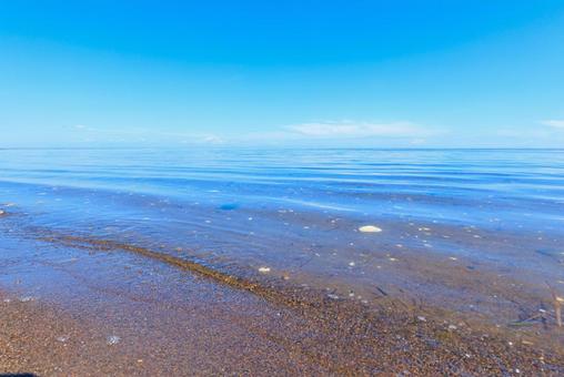 静かな海岸 静かな海岸の写真