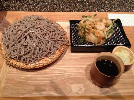 かき揚げ蕎麦 かき揚げ蕎麦,そば,ソバの写真素材