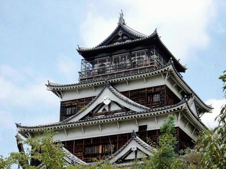 【風景写真】広島城が見える風景の写真