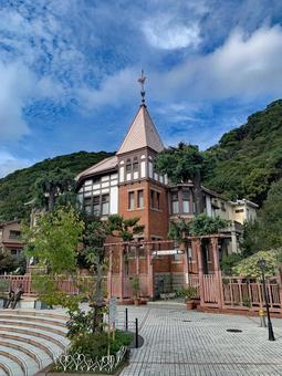 風見鶏の館 神戸異人館 風見鶏の館,神戸異人館,旧トーマス邸の写真素材