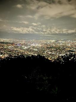 藻岩山からの夜景 藻岩山からの夜景 藻岩山,札幌,夜景の写真素材