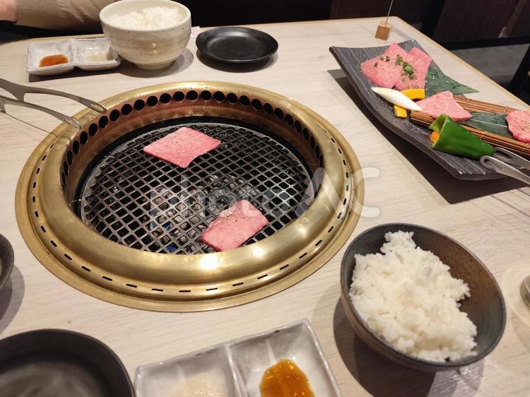 焼肉 a５ランク牛,メス牛,雌牛の写真素材