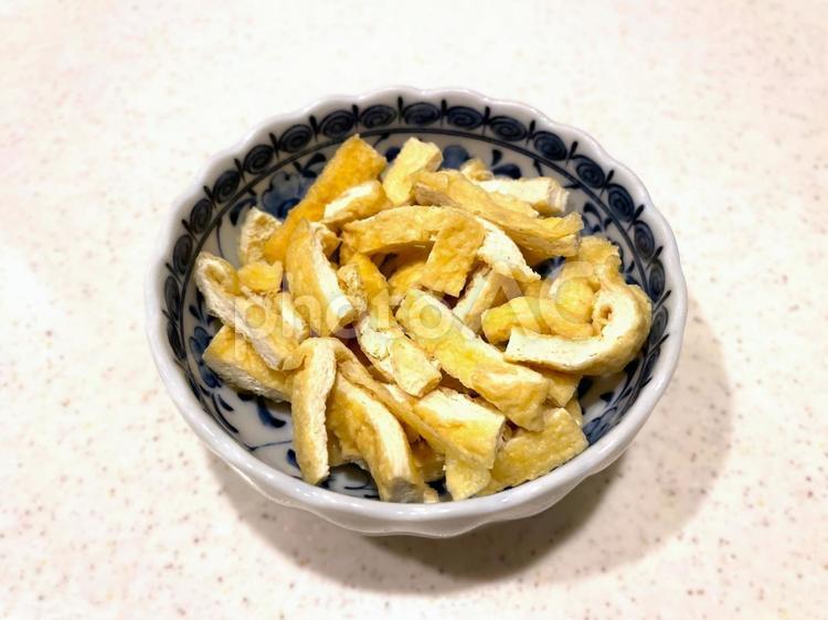きざみ油揚げ１ きざみ油揚げ,あぶらあげ,揚げの写真素材