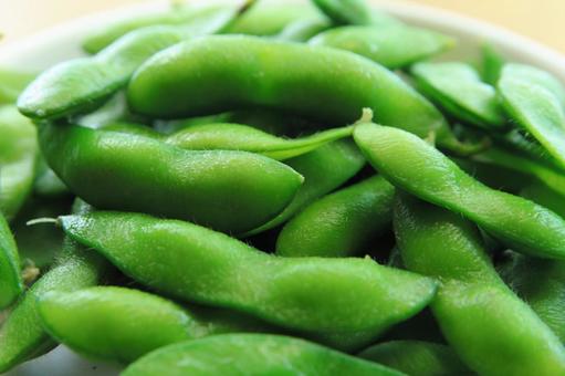 Photo, edamame, eatmeal, branches, 