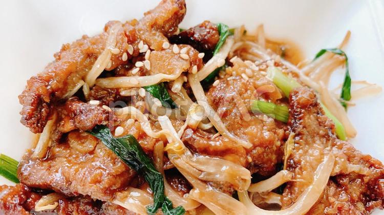 レバニラ炒め　料理　イメージ 料理,レバニラ炒め,ニラレバ炒めの写真素材