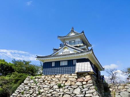快晴の遠州浜松城天守閣2 浜松城,浜松市,浜松城公園の写真素材