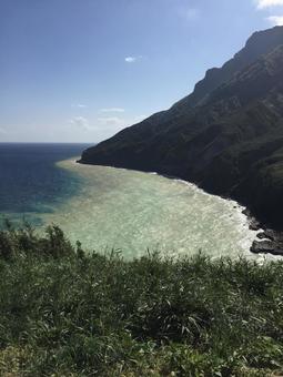 薩摩硫黄島の美しい海岸線 薩摩硫黄島の美しい海岸線の写真