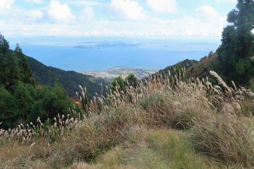 秋の武奈ヶ岳 10月,秋,滋賀の写真素材
