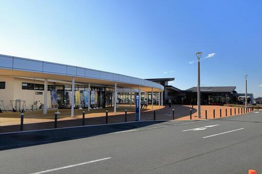 筑西市の「道の駅グランテラス筑西」 道の駅グランテラス筑西,道の駅,グランテラス筑西の写真素材