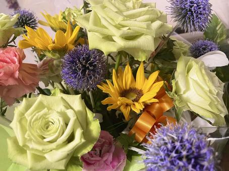 花束 花束,プレゼント,はなやかの写真素材