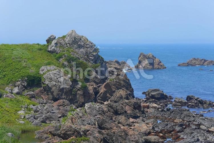 種差海岸 種差海岸,葦毛崎展望台,三陸復興国立公園の写真素材