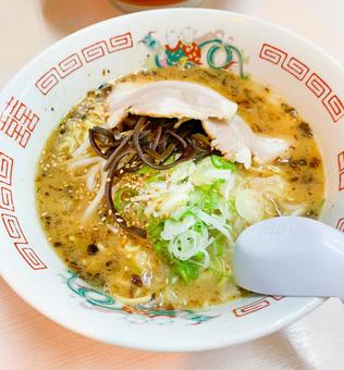 福山ラーメン 福山ラーメン 豚骨ラーメン,細麵,チャーシューの写真素材