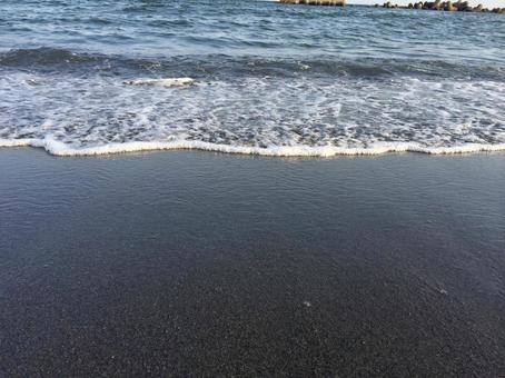 寄せる波 波,水,浜辺の写真素材