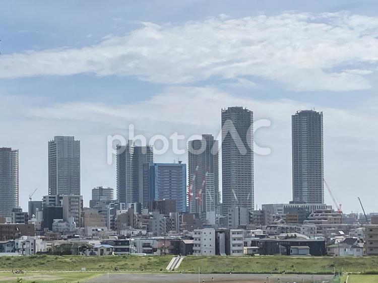 武蔵小杉のタワーマンション　2025年 タワーマンション,高層マンション,タワマンの写真素材