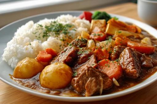 牛肉たっぷりカレー 牛肉たっぷりカレーの写真