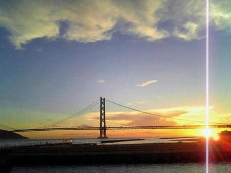 夕景 夕景の写真