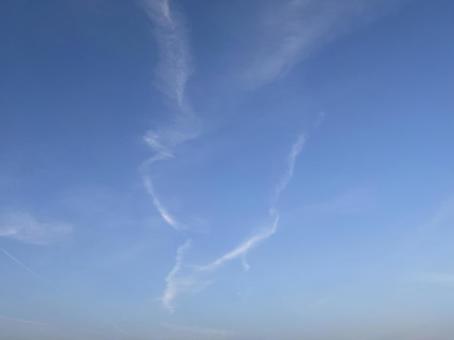 不思議な雲 不思議な雲の写真