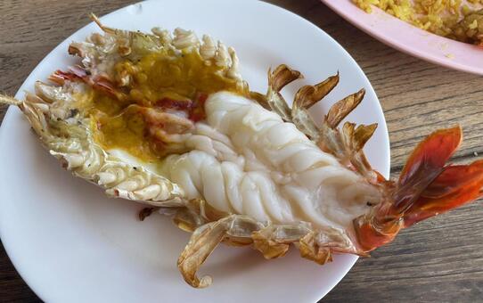 クンパオ　焼きえび クンパオ,焼きエビ,アユタヤの写真素材