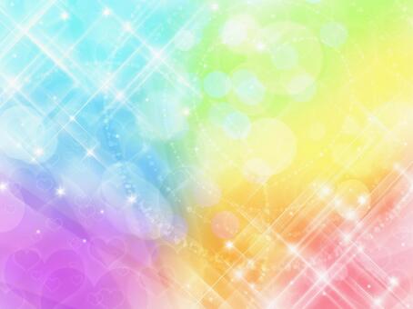 Rainbow heart shaped glitter background, JPG Rainbow heart shaped glitter background, JPG
