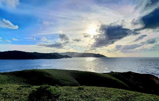 奄美大島　宮古崎から 奄美大島,奄美,宮古崎の写真素材