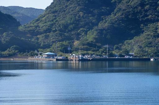 加計呂麻　生間港 鹿児島県,奄美大島,加計呂麻の写真素材