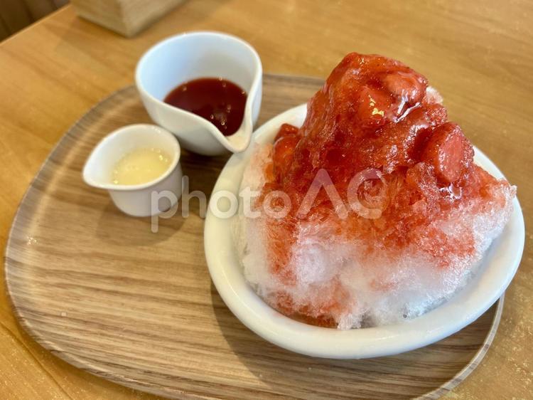 食べ物 かき氷 食べ物 かき氷 かき氷,純氷,氷の写真素材