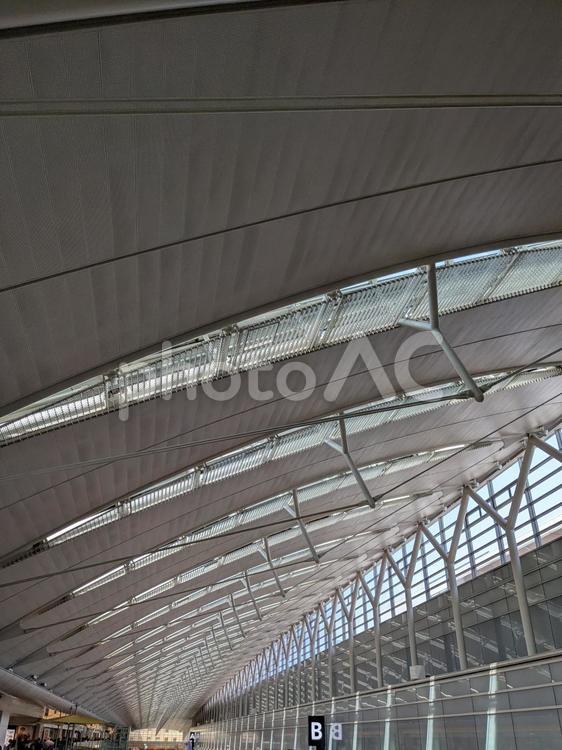 羽田空港の天井（縦） 羽田空港,天井,イメージの写真素材