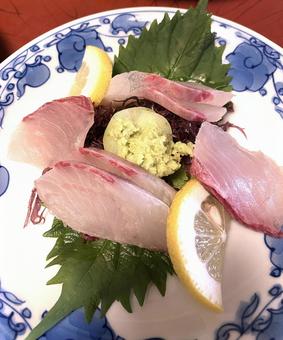 刺身 卓袱料理 長崎 はまち 刺身 卓袱料理 長崎 はまち 酒のあて,お皿,食器の写真素材