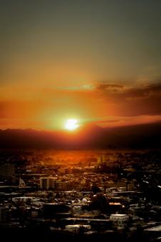 夕暮れ 夕暮れの写真