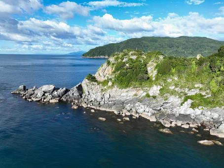 愛媛県伊方町 番匠鼻 愛媛県伊方町 番匠鼻 番匠鼻,岬,半島の写真素材