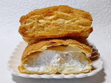 ミルフィーユシュー ミルフィーユシュー,食べ物,スイーツの写真素材