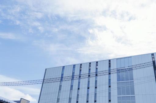 Photo, building, blue sky, facility, 